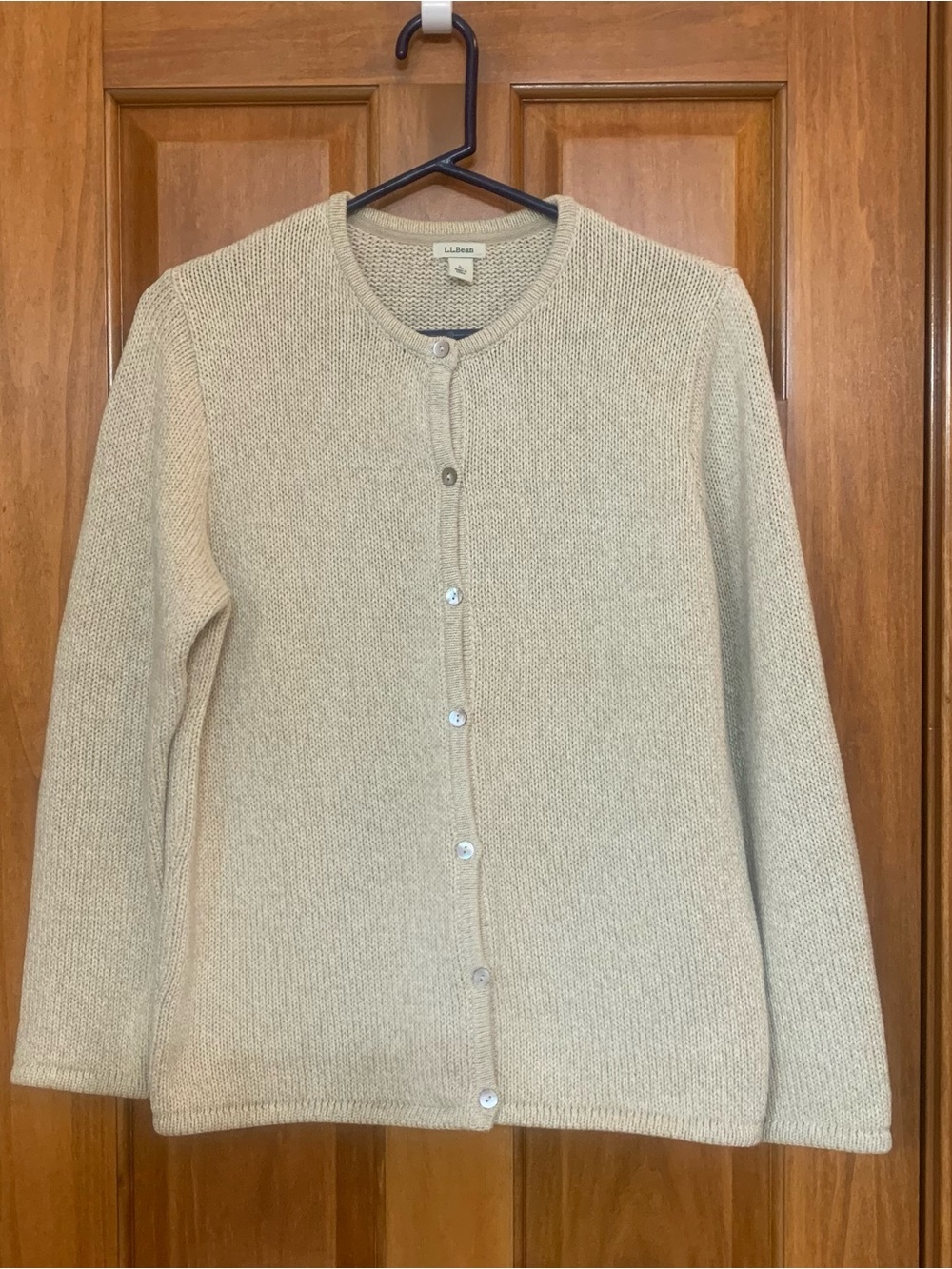L.L. Bean Women's Button-Front Knit Cardigan Sweater